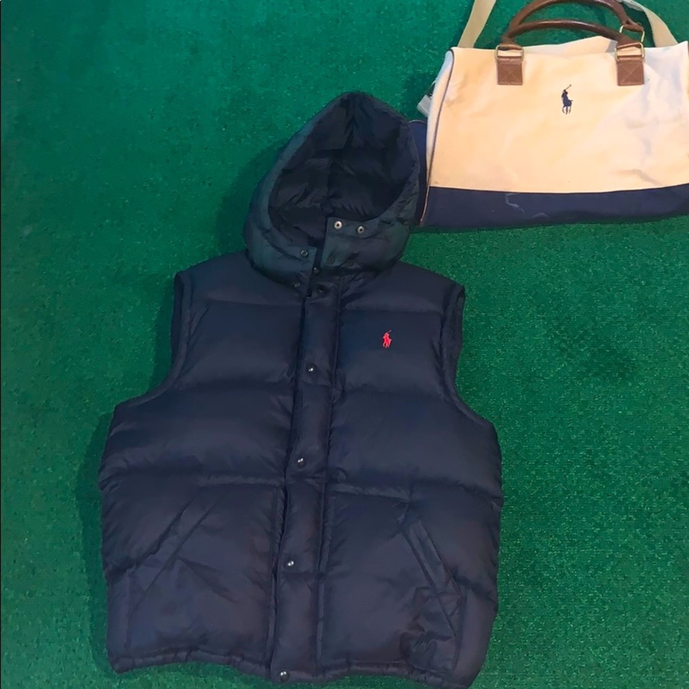 Ralph Lauren polo puff vest Sz.L